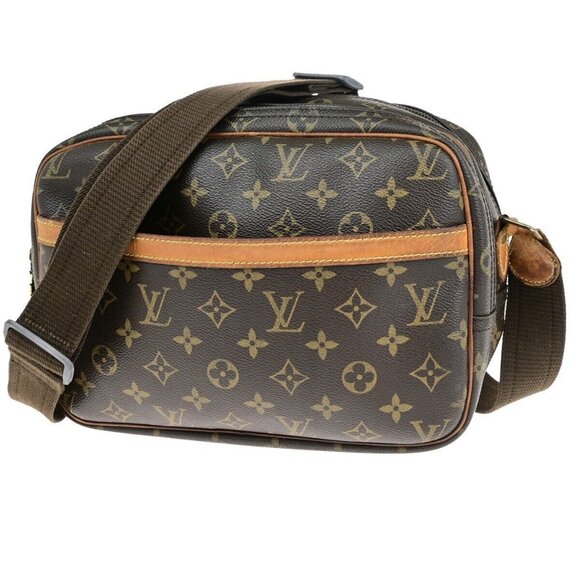 LOUIS VUITTON Reporter PM Crossbody Shoulder Bag Monogram Leather - Picture 1 of 15